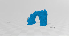 Ice Archway Terrain - Winds of Wintertide - Heroes Hoard, DnD, Tabletop Terrain, Scatter Scenery | 32mm | Pathfinder-3