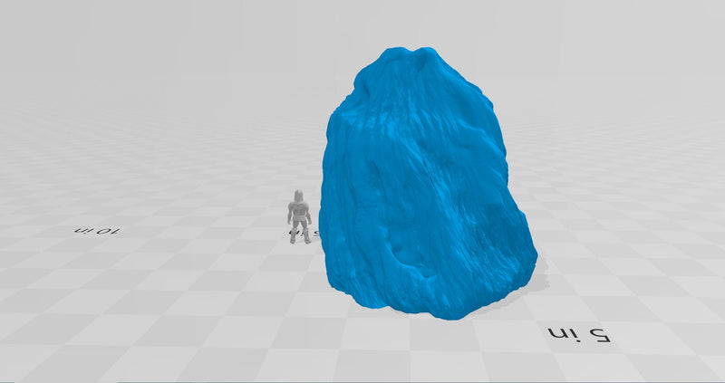 Icy Rock - Large - Wilds of Wintertide - Heroes Hoard, DnD, Tabletop Terrain, Scatter Scenery | 32mm 28mm | Pathfinder-2