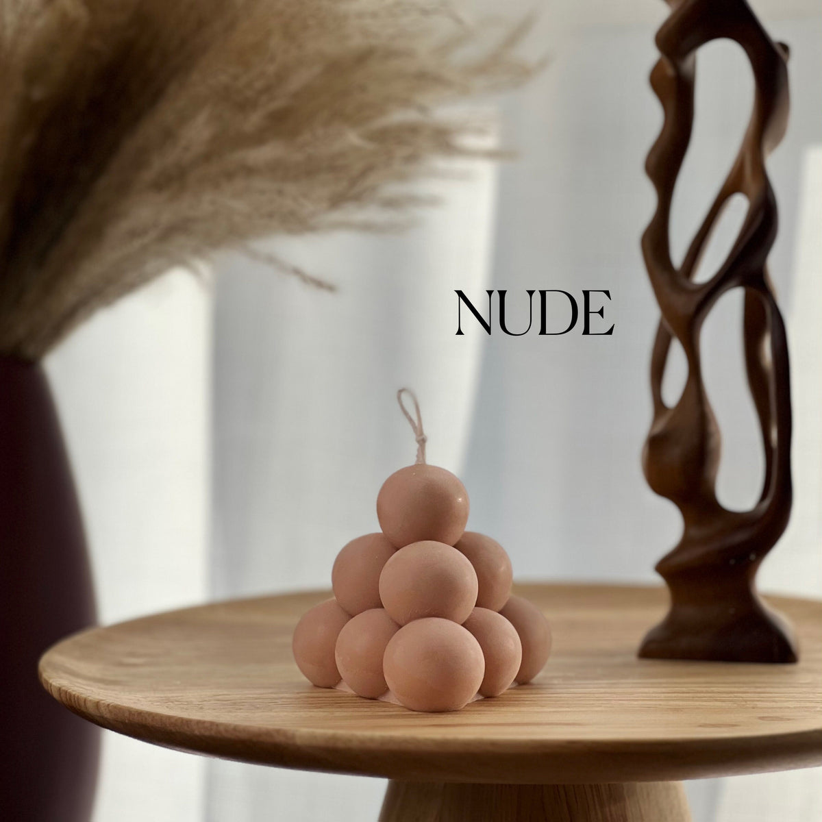 Bubble Pyramid Soy Candle | Home Decor-3
