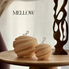 Swirl Ball Soy Wax Candle Set | Home Decor, Gift for Her-5