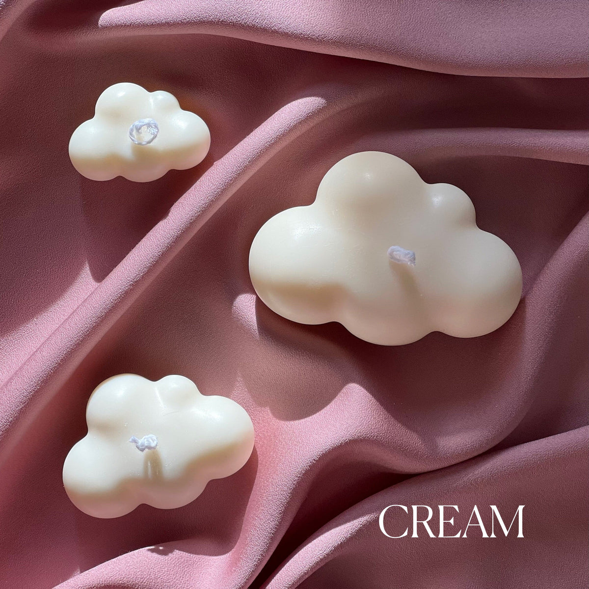 Cloud Candle Set | Handmade Soy Wax Candles, Home Decor-4