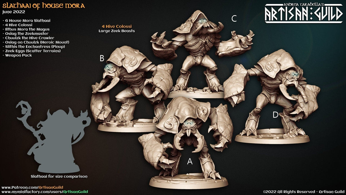 Hive Colossi - Artisan Guild | Illithid | Mind Flayer | Monster | Fantasy | Brute | Melee | Fighter | DnD | Pathfinder | Large-2