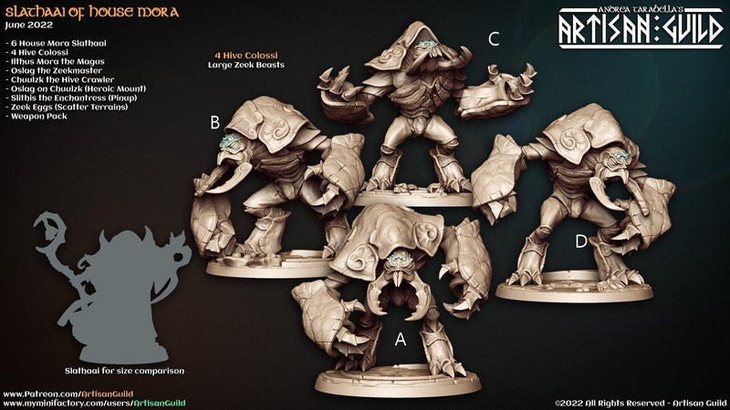 Hive Colossi - Artisan Guild | Illithid | Mind Flayer | Monster | Fantasy | Brute | Melee | Fighter | DnD | Pathfinder | Large-2
