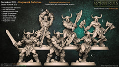 Dragonpeak Barbarians - Artisan Guild | Barbarian | Fighter | Male | Female | Fantasy | Melee | Frostgrave | DnD | Pathfinder-2
