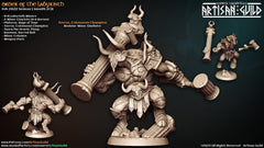 Tavros Colosseum Champion - Artisan Guild | Minotaur | Barbarian | Fighter | Male | Fantasy | Melee | Warrior, Frostgrave | DnD | Pathfinder-1
