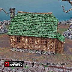 Perfectly Normal House - Shadowfey Ruins, DnD, Pathfinder 15mm, 28mm, 32mm, wargaming terrain scatter, building, medieval-5