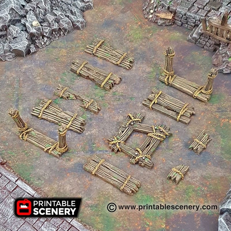 Rope Bridge - Shadowfey Ruins, DnD, Pathfinder, 15mm, 28mm, 32mm, wargaming terrain, scatter, D&D, scenery, jungle-6