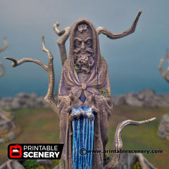 Feywood Shrine - Shadowfey Wilds, DnD 5E, Pathfinder 2E 15mm, 28mm, 32mm, wargaming terrain, scatter scenery, D&D bolt action,-5