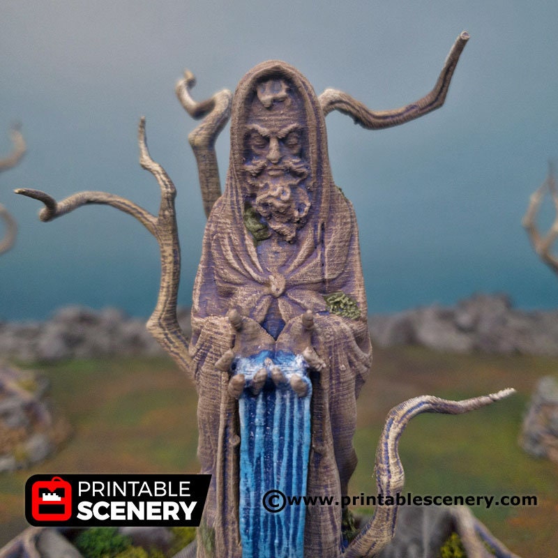 Feywood Shrine - Shadowfey Wilds, DnD 5E, Pathfinder 2E 15mm, 28mm, 32mm, wargaming terrain, scatter scenery, D&D bolt action,-5