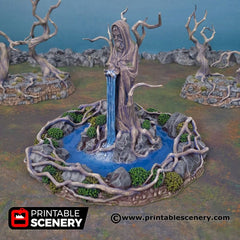 Feywood Shrine - Shadowfey Wilds, DnD 5E, Pathfinder 2E 15mm, 28mm, 32mm, wargaming terrain, scatter scenery, D&D bolt action,-1