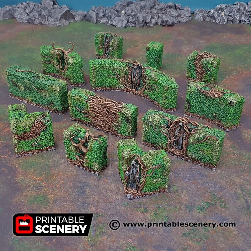 Hedge Maze - Shadowfey Wilds, DnD 5E, Pathfinder 2E 15mm, 28mm, 32mm, wargaming terrain, scatter scenery, D&D bolt action-1