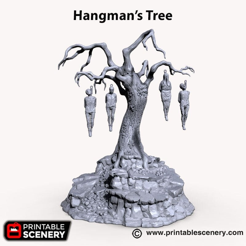 Hangman's Tree - Shadowfey Wilds, DnD 5E, Pathfinder 2E 15mm, 28mm, 32mm, wargaming terrain, scatter scenery, D&D bolt action-4