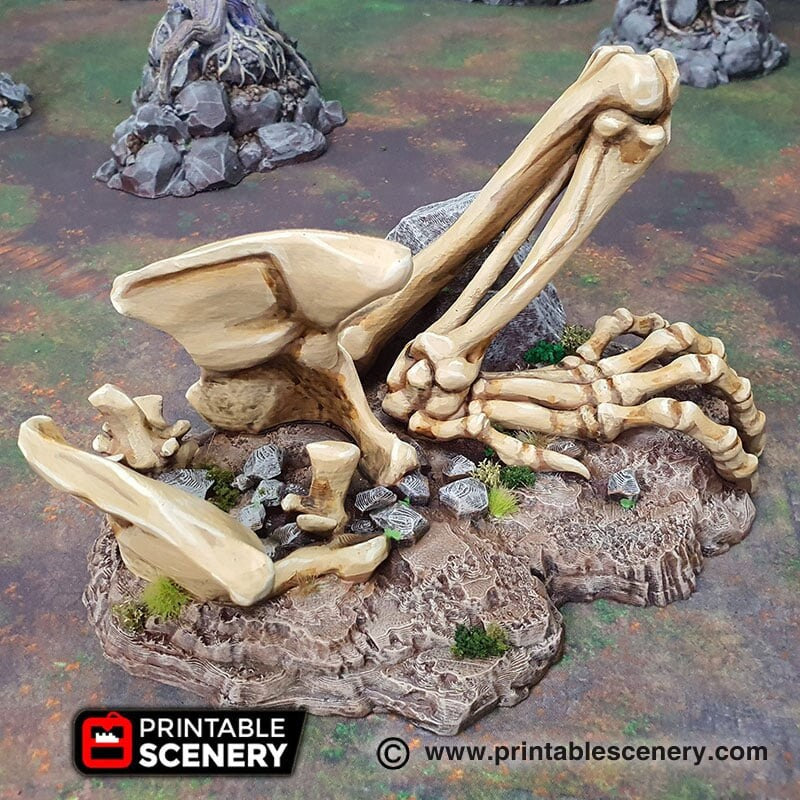 Dragon's Graveyard - Shadowfey Wilds, DnD 5E, Pathfinder 2E 15mm, 28mm, 32mm, wargaming terrain, scatter scenery, D&D bolt action-5