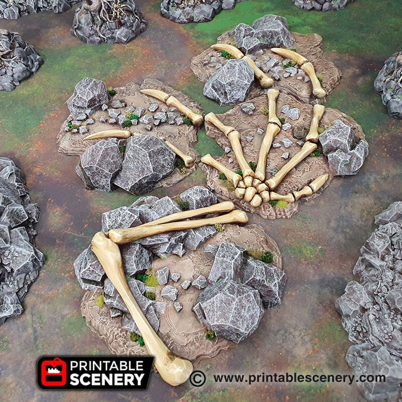 Dragon's Graveyard - Shadowfey Wilds, DnD 5E, Pathfinder 2E 15mm, 28mm, 32mm, wargaming terrain, scatter scenery, D&D bolt action-4