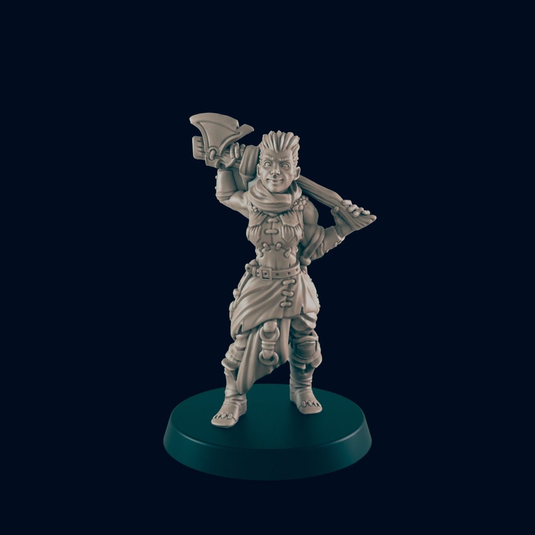 5 Bandit Mini Pack - EC3D, DnD | Human | Monster | Dwarf | Elf | Melee, Archer, 32mm | Pathfinder | Fantasy | Wizard | Wargaming Frostgrave-2