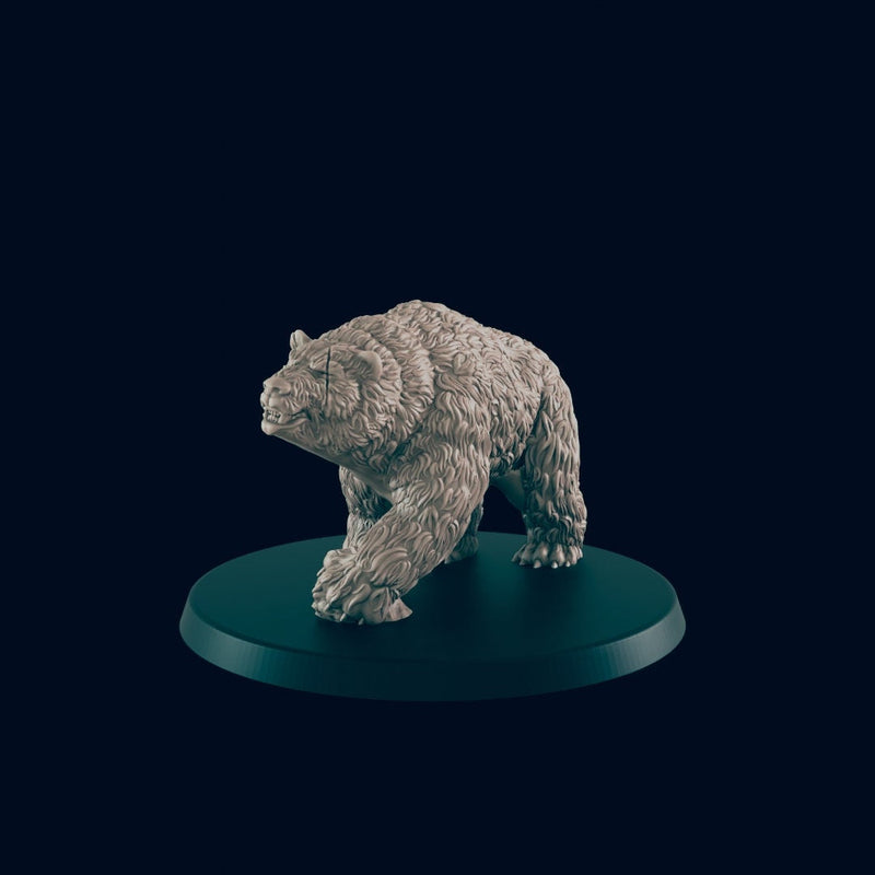 Bear mini - EC3D, DnD | Animal | Monster| 5E | Large | 32mm | Pathfinder | Fantasy | Wargaming | Frostgrave | Druid |-1