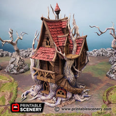 Feywild Bower - Shadowfey Wilds, DnD 5E, Pathfinder 2E 15mm, 28mm, 32mm, wargaming terrain, scatter scenery, D&D bolt action-1