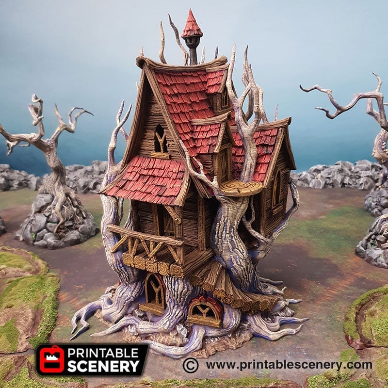Feywild Bower - Shadowfey Wilds, DnD 5E, Pathfinder 2E 15mm, 28mm, 32mm, wargaming terrain, scatter scenery, D&D bolt action-1