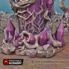 Corrupted Feyheart - Shadowfey Wilds, DnD 5E, Pathfinder 2E 15mm, 28mm, 32mm, wargaming terrain, scatter scenery, D&D-5