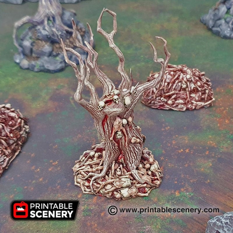 Blood Trees - Shadowfey Wilds, DnD 5E, Pathfinder 2E 15mm, 28mm, 32mm, wargaming terrain, scatter scenery, D&D, forest-5