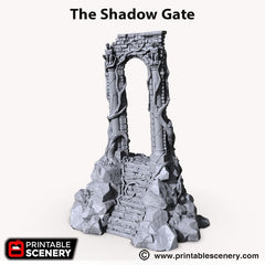 The Shadow Gate - Shadowfey Wilds, DnD 5E, Pathfinder 2E 15mm, 28mm, 32mm, wargaming terrain, scatter scenery, D&D-6