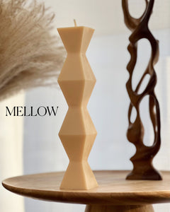 ZigZag Soy Wax Candle: Geometric Home Decor-4