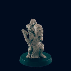Goblin Rat Catcher - EC3D | DnD | Male | Monster | Villager | Peasant | 32mm | Pathfinder | commoner | TTRPG | Wargaming | Animal-1