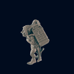 Goblin Rat Catcher - EC3D | DnD | Male | Monster | Villager | Peasant | 32mm | Pathfinder | commoner | TTRPG | Wargaming | Animal-3