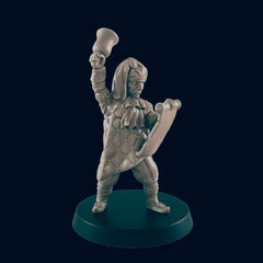 Human Male Crier - EC3D | DnD | Male | Villager | Town Crier | Peasant | 32mm | Pathfinder | commoner | TTRPG | Wargaming |-1