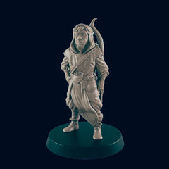 Human Male Woodsman - EC3D | DnD | Male | Villager | Ranger | Druid | Guard | 32mm | Pathfinder | commoner | TTRPG | Wargaming |-1