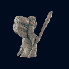 Human Old Traveler - EC3D | DnD | Male | Villager | Druid | Elderly | Guard | 32mm | Pathfinder | commoner | TTRPG | Wargaming |-3