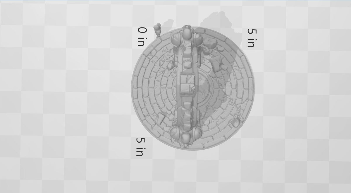 Ancient Portal - EC3D | DnD | Tabletop Terrain | Magic | Scatter Scenery | 32mm | Pathfinder | Frostgrave | TTRPG | Wargaming-3