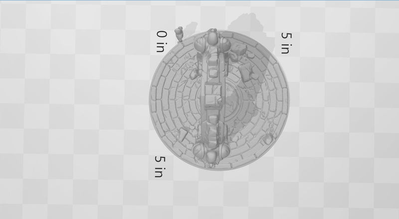 Ancient Portal - EC3D | DnD | Tabletop Terrain | Magic | Scatter Scenery | 32mm | Pathfinder | Frostgrave | TTRPG | Wargaming-3