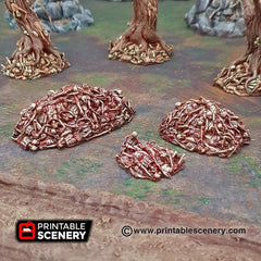 Corpse Piles - Shadowfey Wilds, DnD 5E, Pathfinder 2E 15mm, 28mm, 32mm, wargaming terrain, scatter scenery, D&D-1