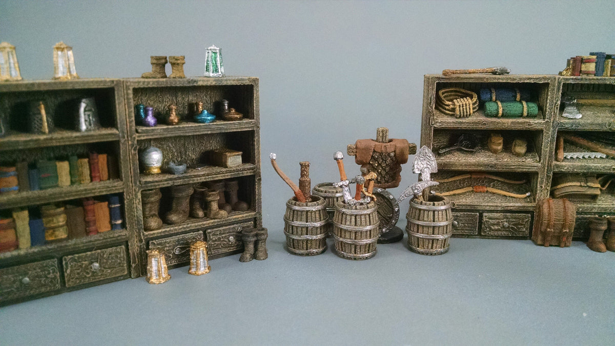 General Store Scatter - Heroes Hoard | DnD | Tabletop Terrain | Medieval | Scenery | 32mm | Pathfinder | TTRPG | Wargaming-6