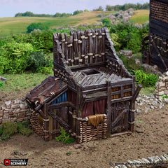 Medium Shanty - King and Country, DnD, Pathfinder, 15mm, 28mm, 32mm, wargaming terrain, scatter scenery D&D medieval-6