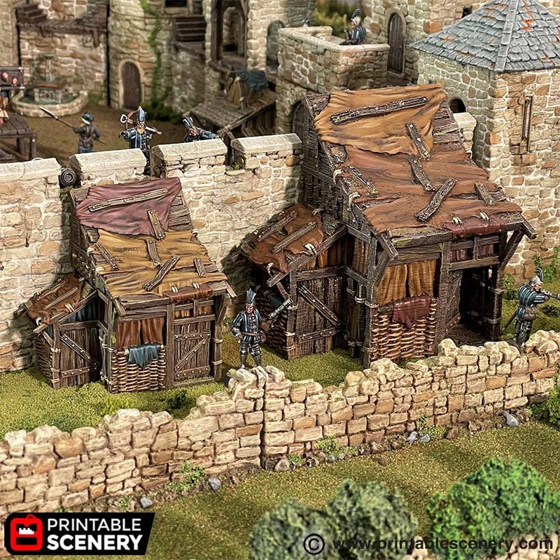 Small Shanty - King and Country, DnD, Pathfinder, 15mm, 28mm, 32mm, wargaming terrain, scatter scenery D&D medieval-6