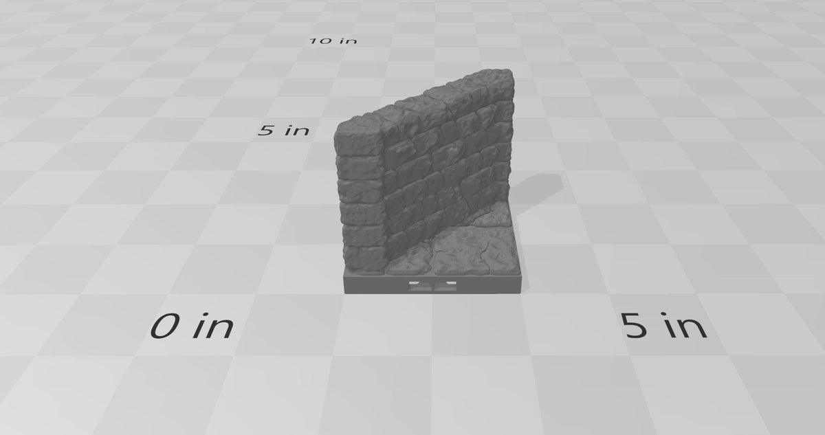 Dungeon Style Walls - DnD 5E, Pathfinder 2E - DragonLock Fat Dragon Games, Tabletop Terrain | 1"/28mm Scale | Dungeon Tiles | Accessories-5
