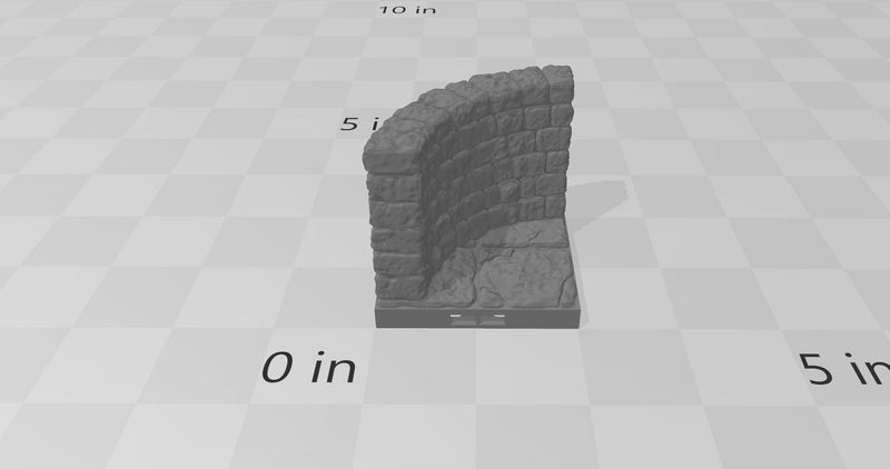 Dungeon Style Walls - DnD 5E, Pathfinder 2E - DragonLock Fat Dragon Games, Tabletop Terrain | 1"/28mm Scale | Dungeon Tiles | Accessories-4