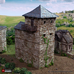 Black Rock Keep - King and Country, DnD, Pathfinder, 15mm, 28mm, 32mm, wargaming terrain, scatter scenery D&D medieval-3