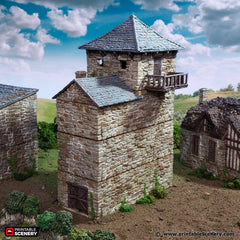 Black Rock Keep - King and Country, DnD, Pathfinder, 15mm, 28mm, 32mm, wargaming terrain, scatter scenery D&D medieval-4