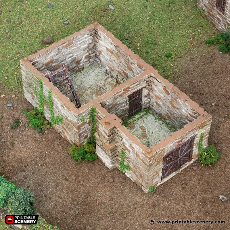 Black Rock Keep - King and Country, DnD, Pathfinder, 15mm, 28mm, 32mm, wargaming terrain, scatter scenery D&D medieval-5