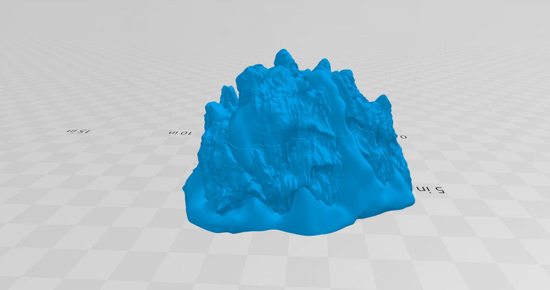 Ice Cave - Wilds of Wintertide - Heroes Hoard, DnD, Tabletop Terrain, Scatter Scenery | 32mm | Pathfinder-2