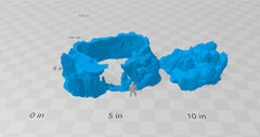 Ice Cave - Wilds of Wintertide - Heroes Hoard, DnD, Tabletop Terrain, Scatter Scenery | 32mm | Pathfinder-5