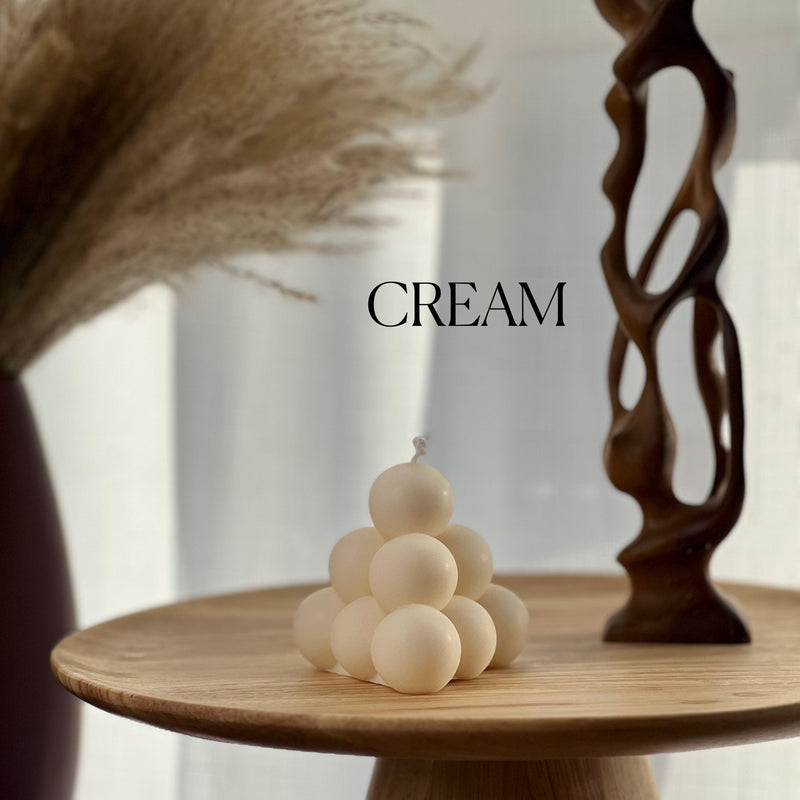 Bubble Pyramid Soy Candle | Home Decor-4