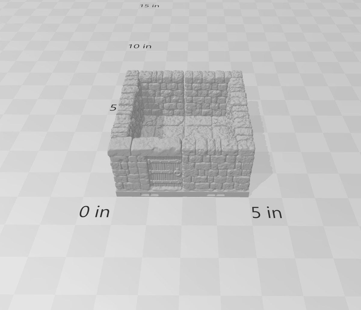 dnd dungeon tiles - 4"x4" Small Room - Dungeon Theme | Tabletop Terrain | Dungeons And Dragons 5e, D&D, Pathfinder 2e, Wargaming, Fat Dragon-7