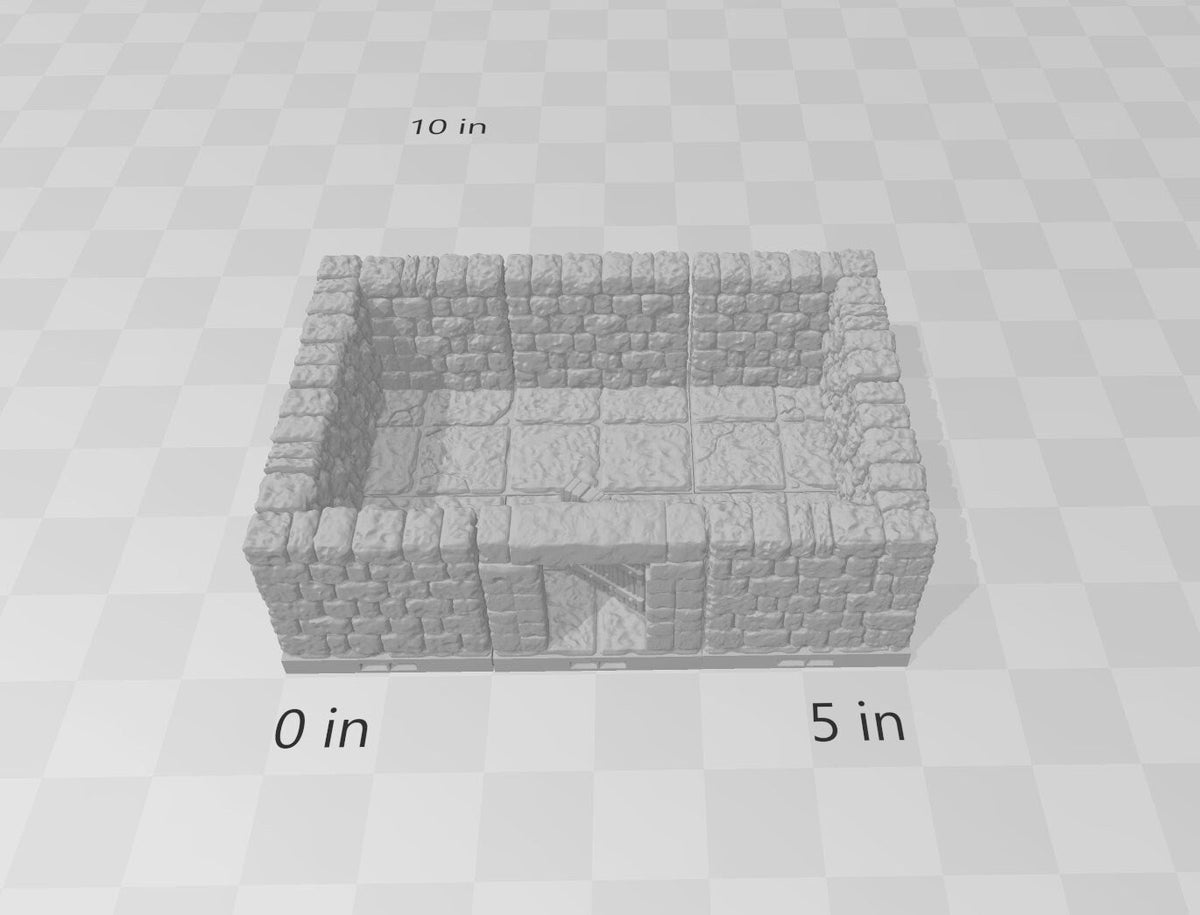 dnd dungeon tiles - 6"x4" Small Room - Dungeon Theme | Tabletop Terrain | Dungeons And Dragons 5e, D&D, Pathfinder 2e, Wargaming, Fat Dragon-6