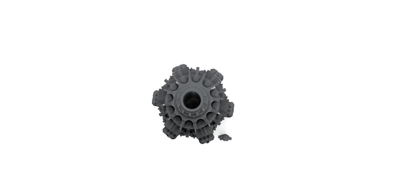 Terra Forma Facility - Gothic Scifi terrain - Infinity, Legion, Sci-fi, Scifi, Cyberpunk, tabletop, Scatter Scenery 32mm 28mm-4
