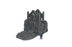 Terra Forma Facility - Gothic Scifi terrain - Infinity, Legion, Sci-fi, Scifi, Cyberpunk, tabletop, Scatter Scenery 32mm 28mm-8
