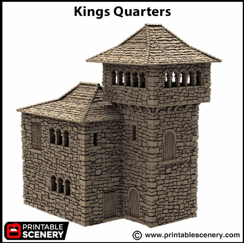 The Kings Quarters - King and Country, DnD, Pathfinder, 15mm, 28mm, 32mm, wargaming terrain, scatter scenery D&D medieval-5
